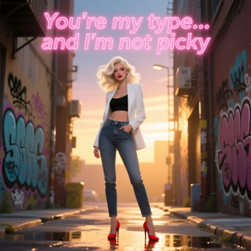 Bold Blonde Pick Up Lines