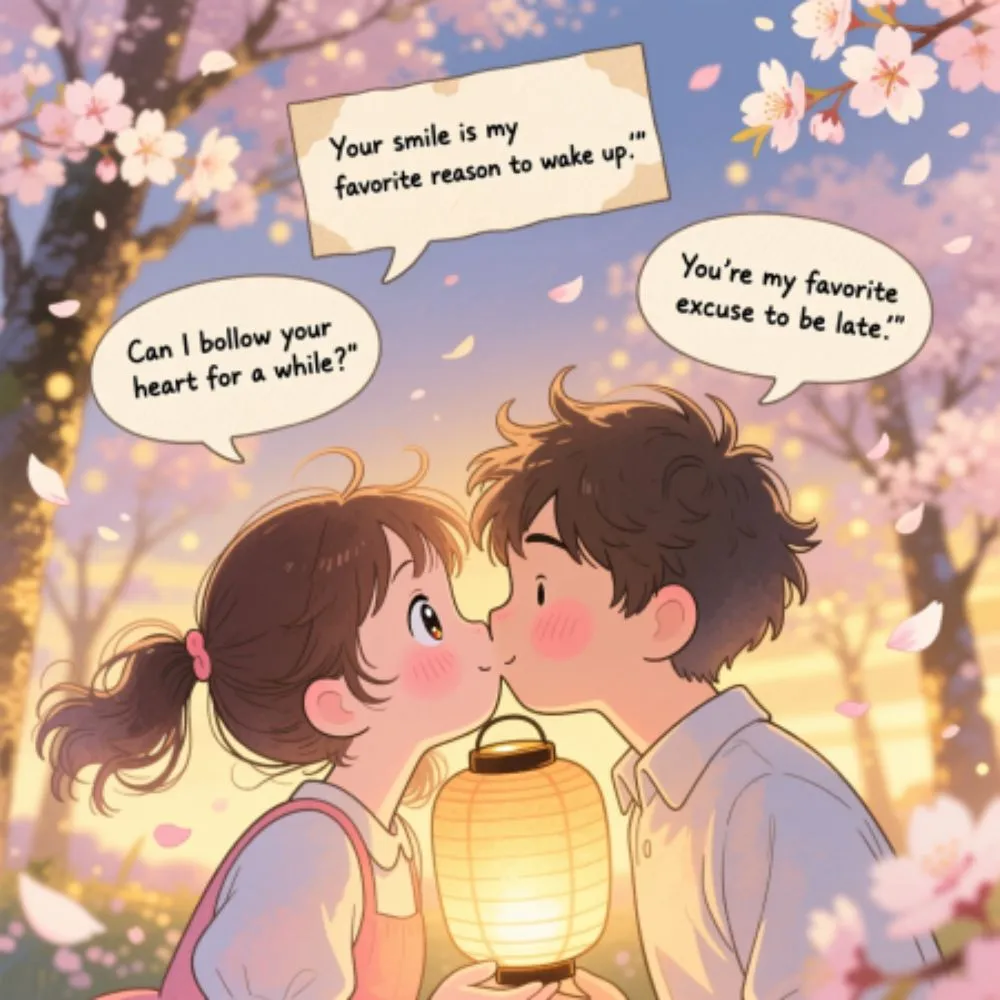 Cute Kissing Pick Up Lines