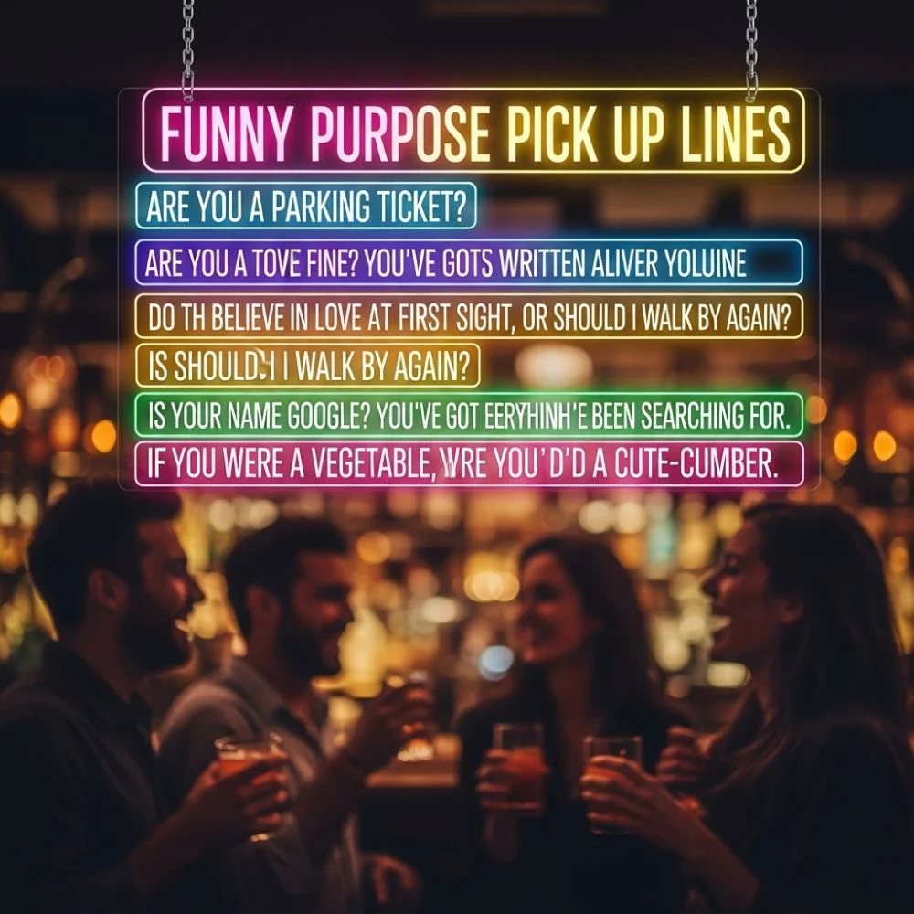 Funny Purpose Pick Up Lines