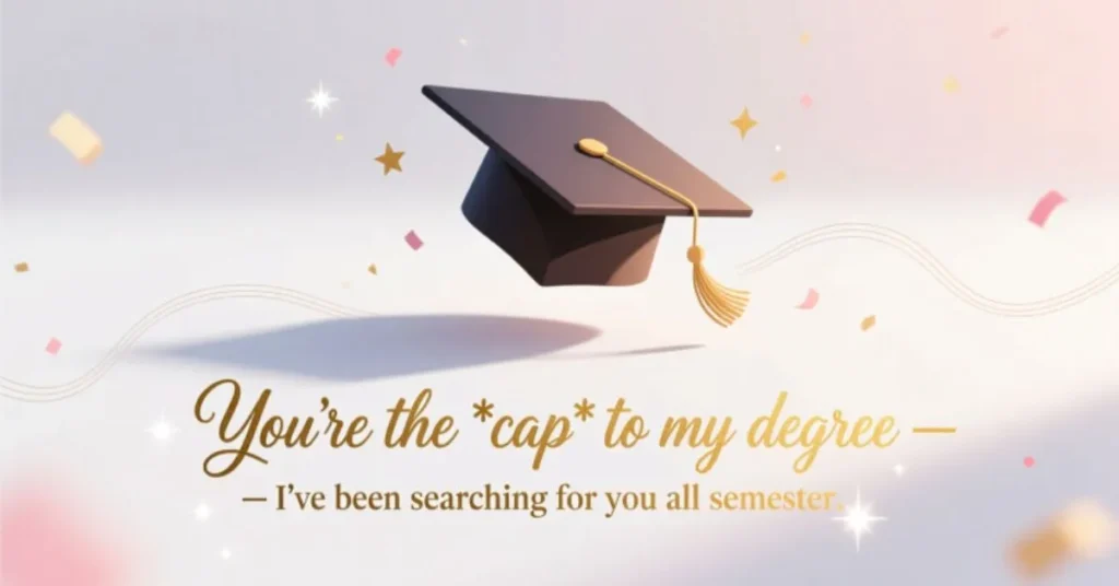 Graduation Caption Pick Up Lines
