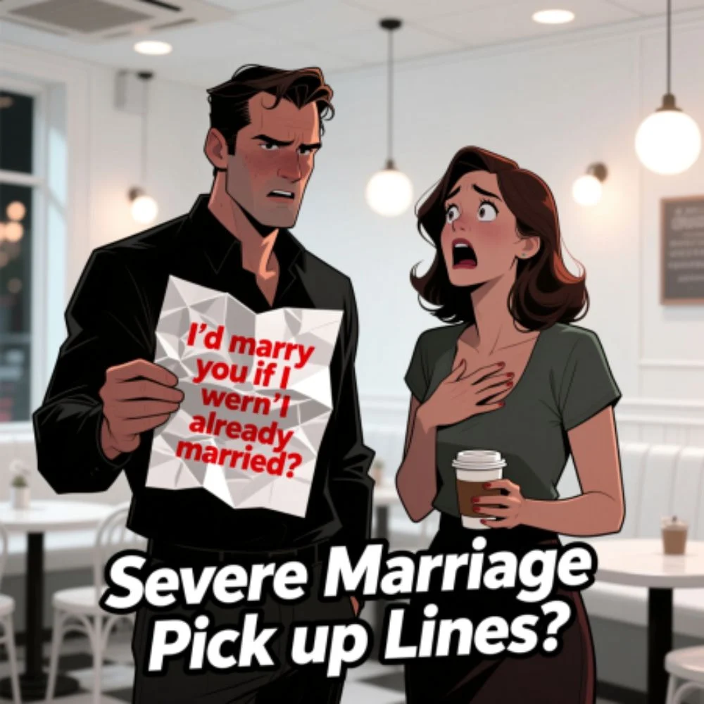 Severe Marriage Pick Up Lines
