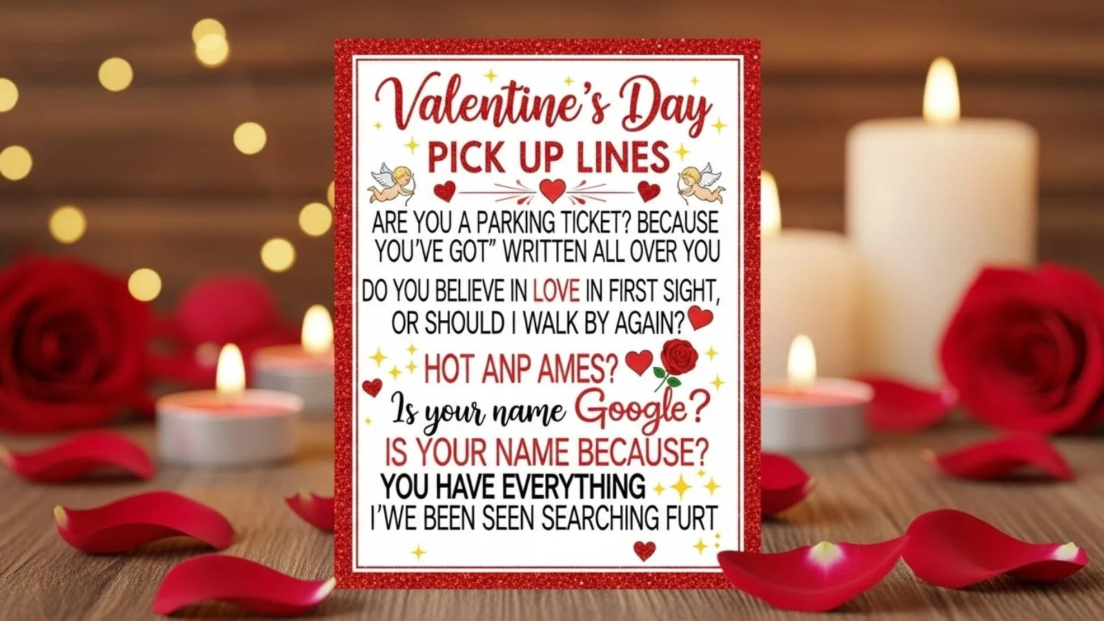 Valentines Day Pick Up Lines