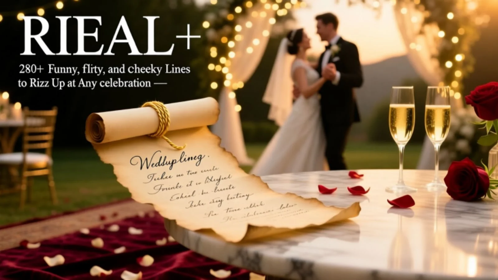 Wedding Pick Up Lines