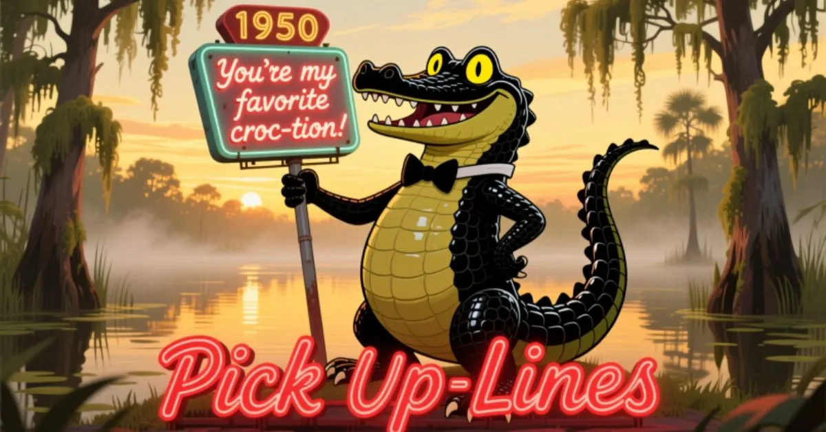 Alligators Pick Up Lines