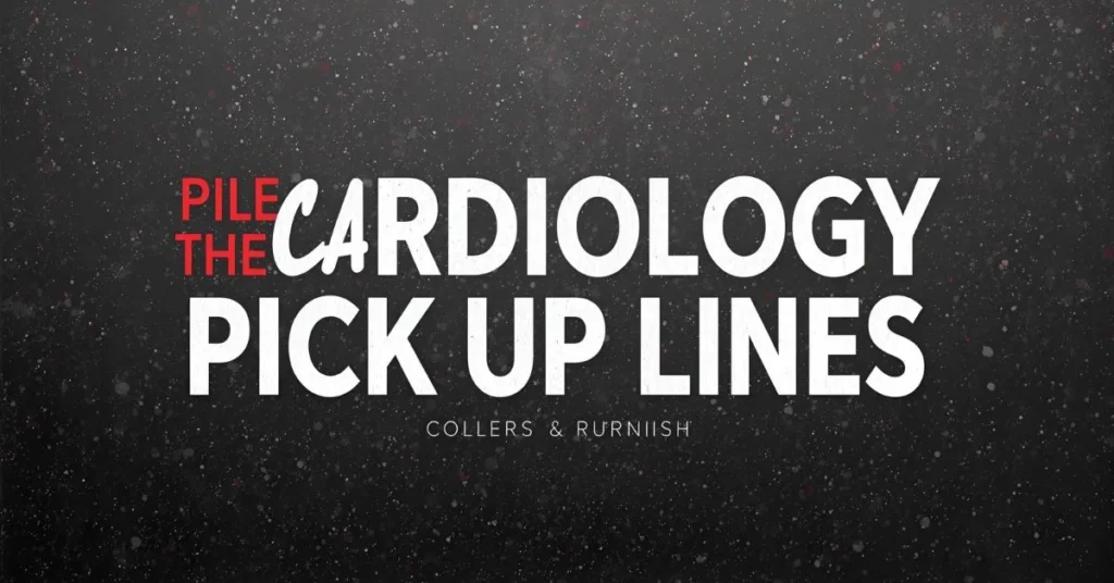 Bold Cardiology Pick Up Lines 