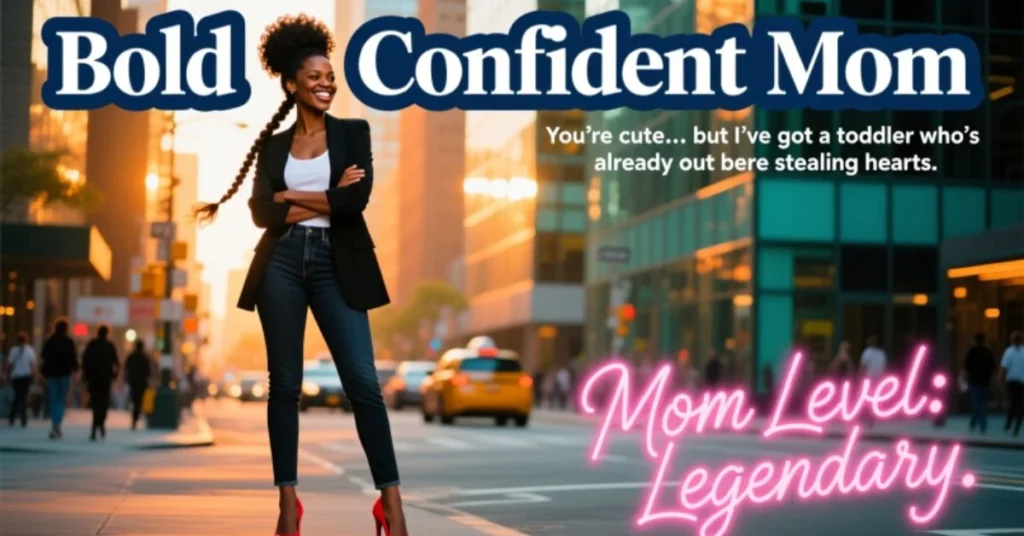 Bold & Confident Mom Pick Up Lines