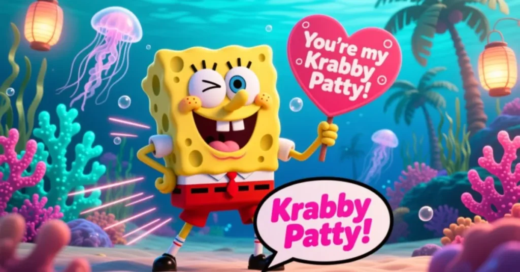 Cheeky Spongebob Pick Up Lines 