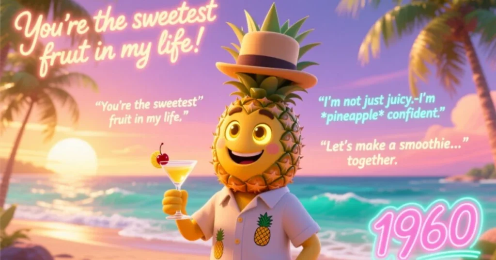 Confident Pineapple Pick Up Lines