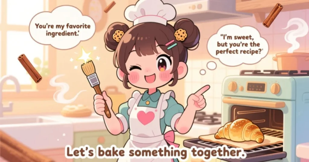 Cute & Cheeky Baking Pick Up Lines
