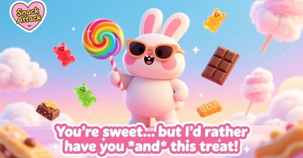 Cute & Cheeky Snack Pick Up Lines