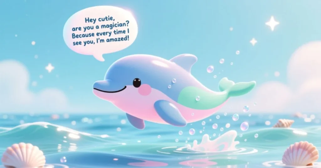 Cute Dolphin Pick Up Lines