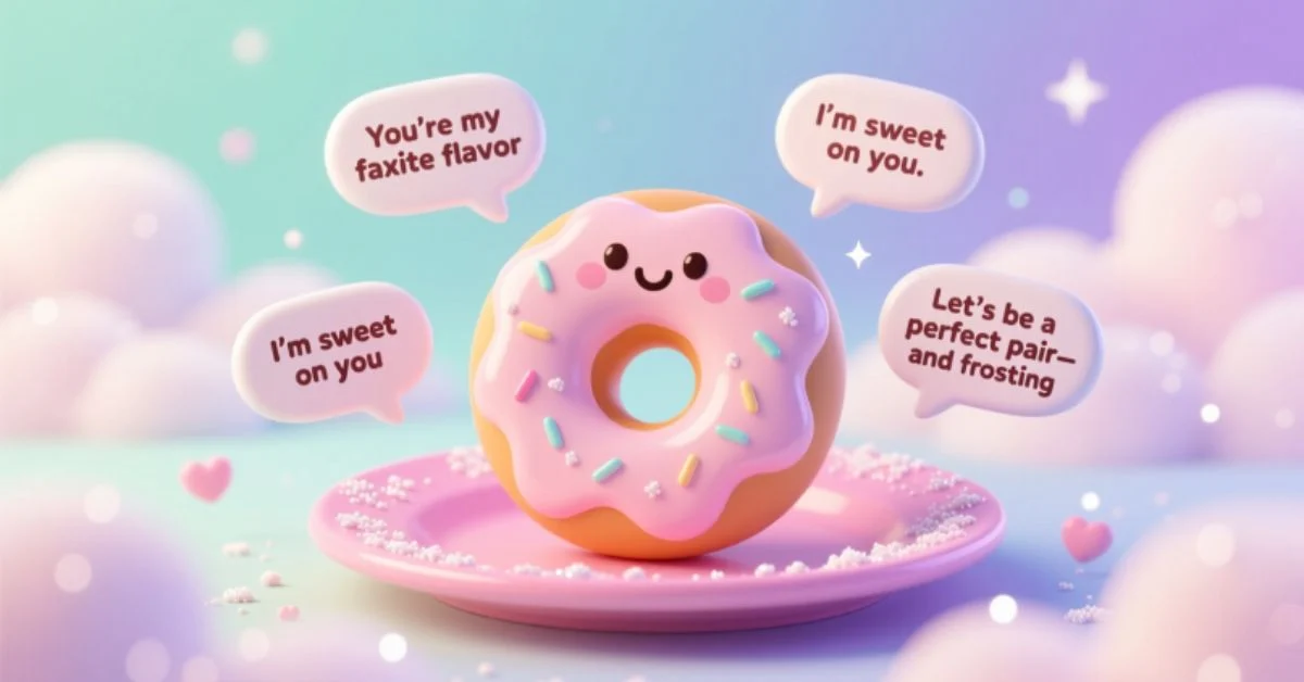 Cute Donut Pick Up Lines