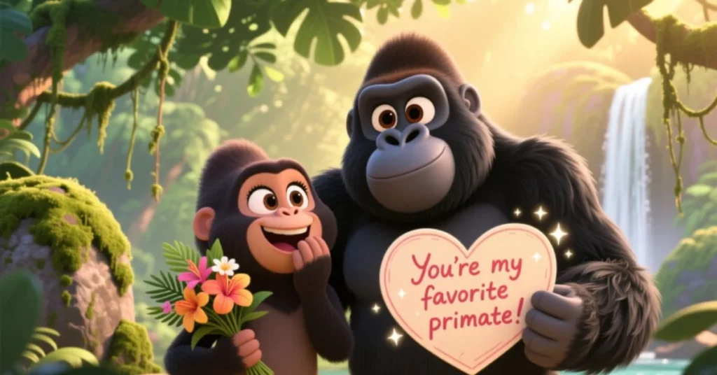 Cute Gorillas Pick Up Lines
