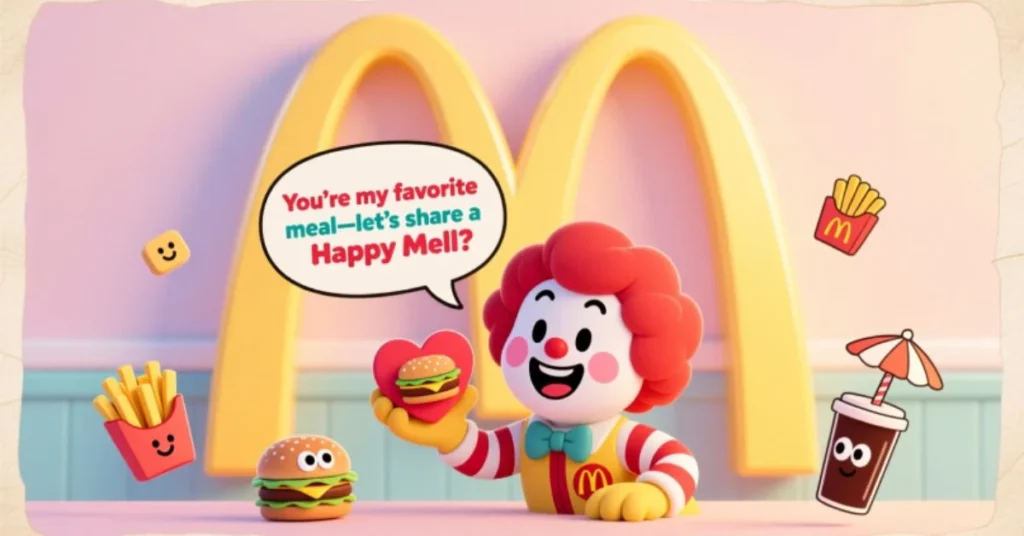 Cute McDonald’s Pick Up Lines