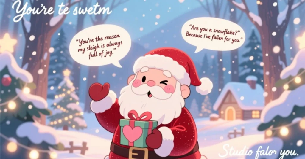 🧊 Cute & Sweet Santa Pick Up Lines