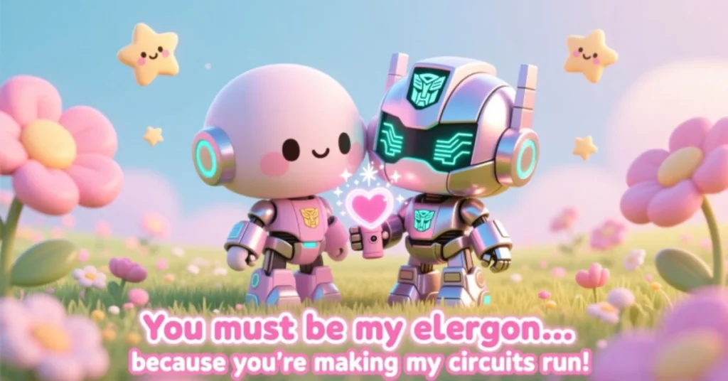 Cute Transformers Pick Up Lines