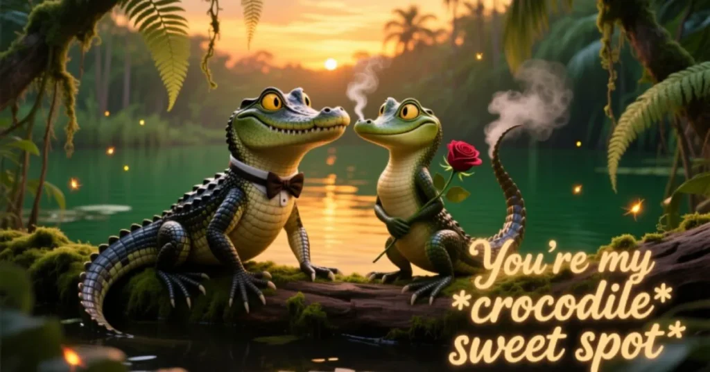 Flirty Alligators Pick Up Lines