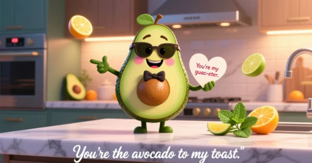 Flirty Avocado Pick Up Lines
