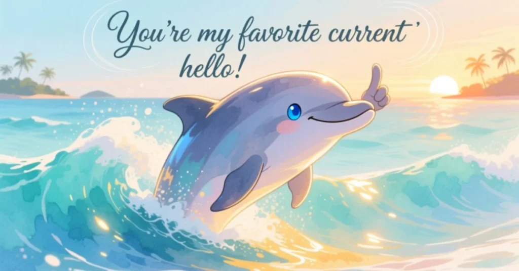 Flirty Dolphin Pick Up Lines 