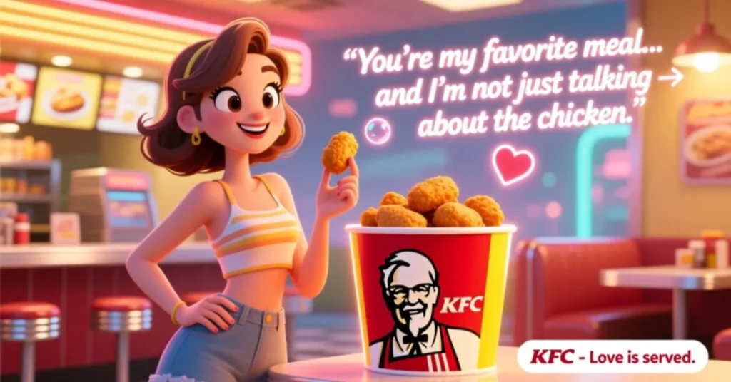 Flirty KFC Pick Up Lines 