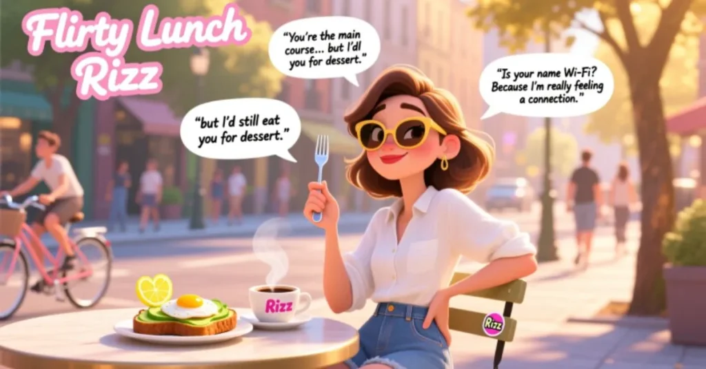 Flirty Lunch Pick Up Line