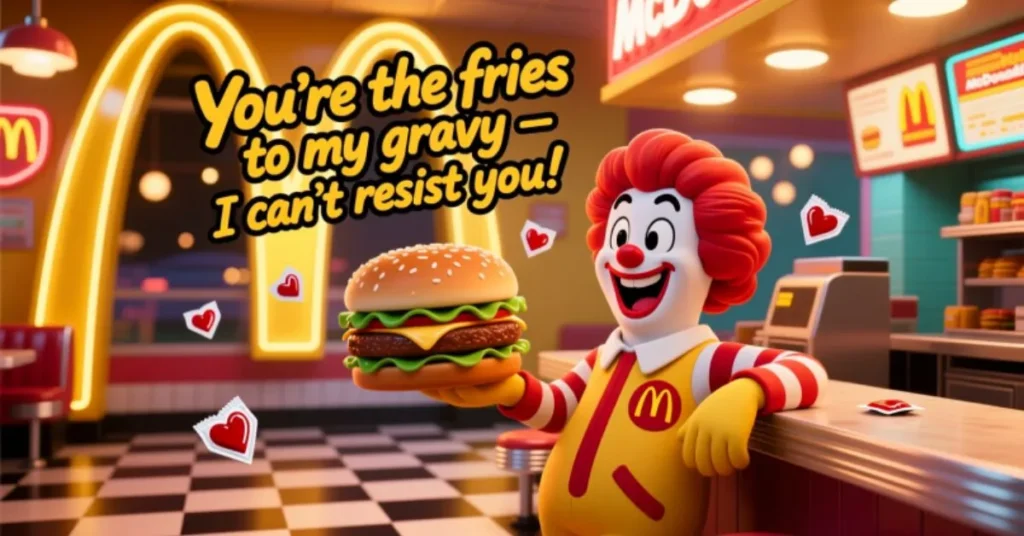  Flirty McDonald’s Pick Up Lines