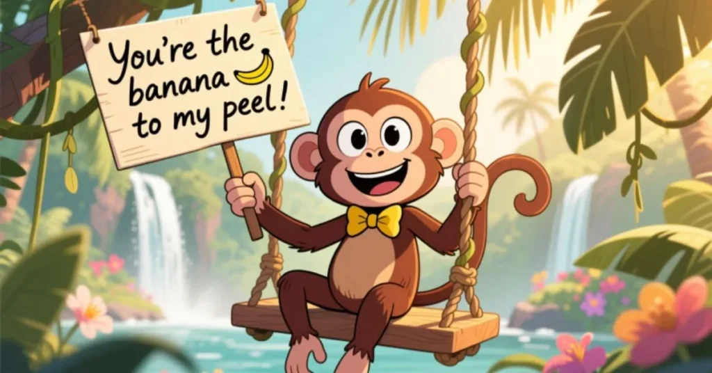 Flirty Monkey Pick Up Lines 