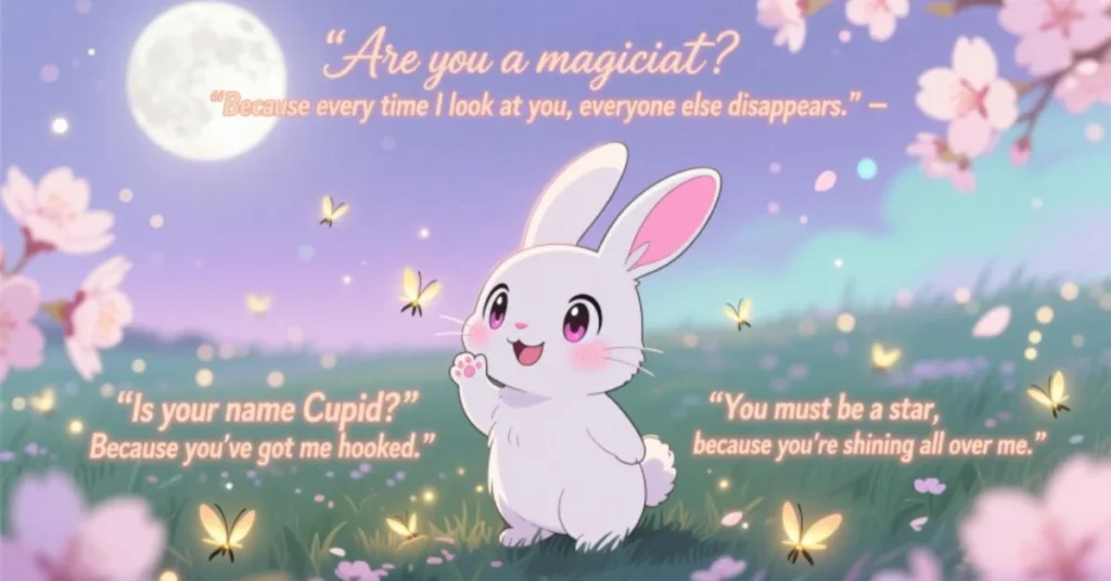 Flirty Rabbit Pick Up Lines 
