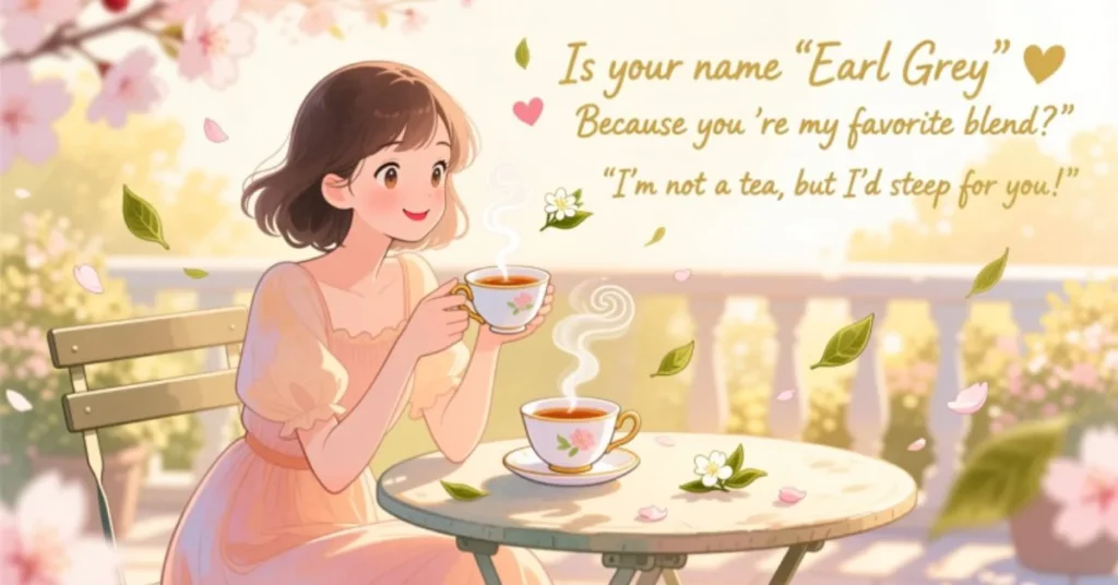 Flirty Tea Pick Up Lines