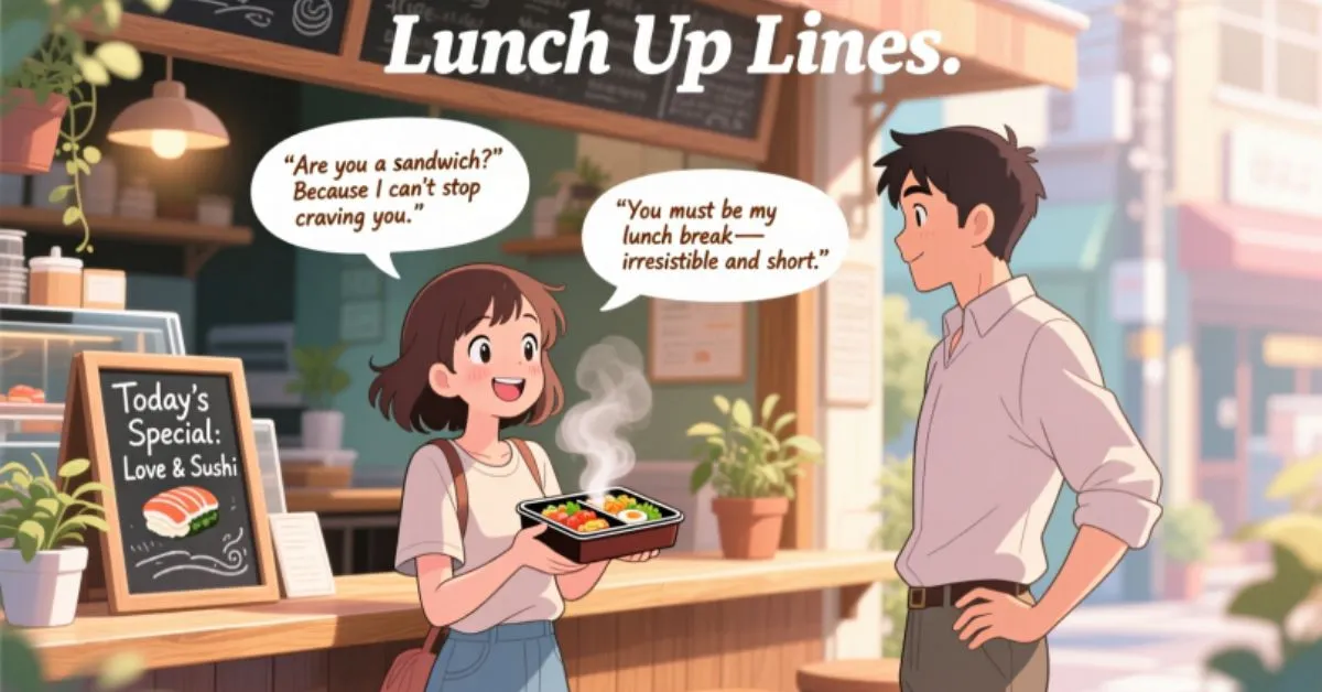 Lunch Pick Up Lines