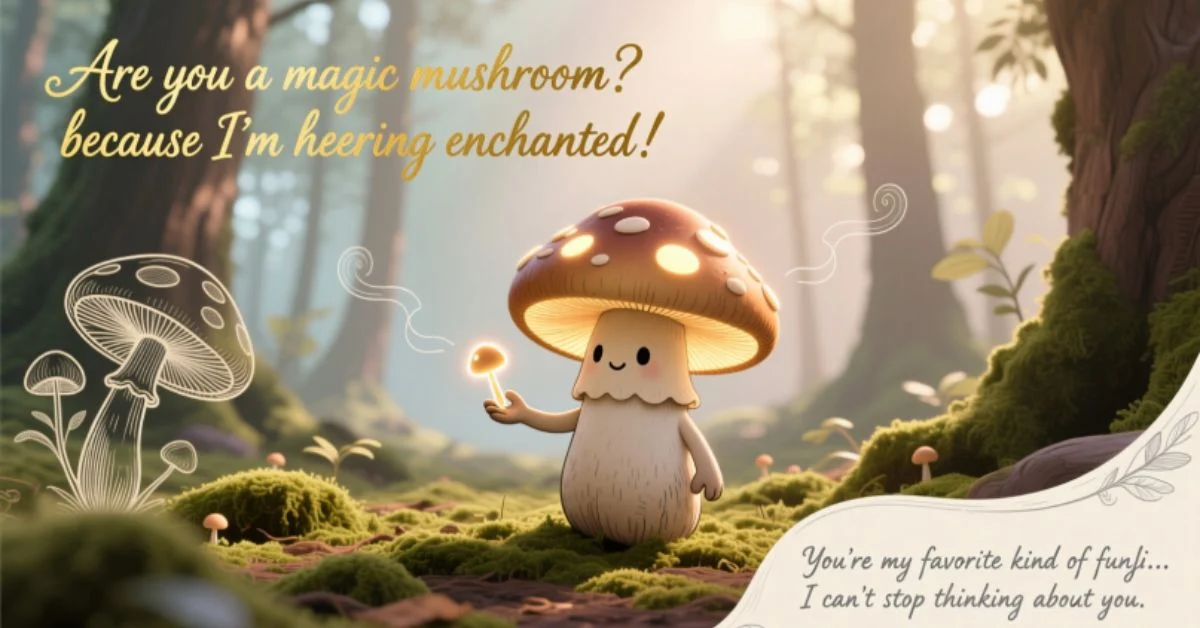 Mushroom Pick Up Lines