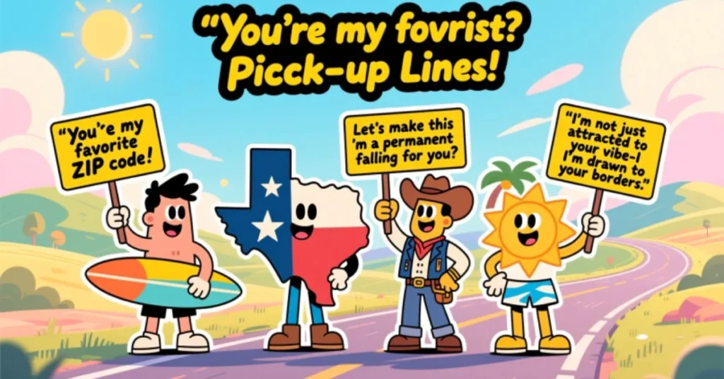 Playful State Pick Up Lines