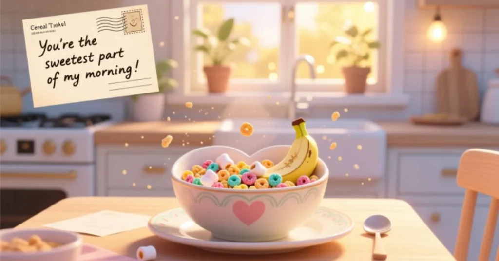 Romantic Cereal Pick Up Lines 