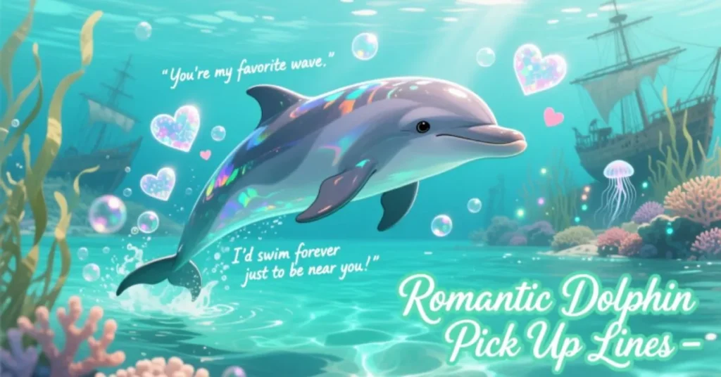 Romantic Dolphin Pick Up Lines 