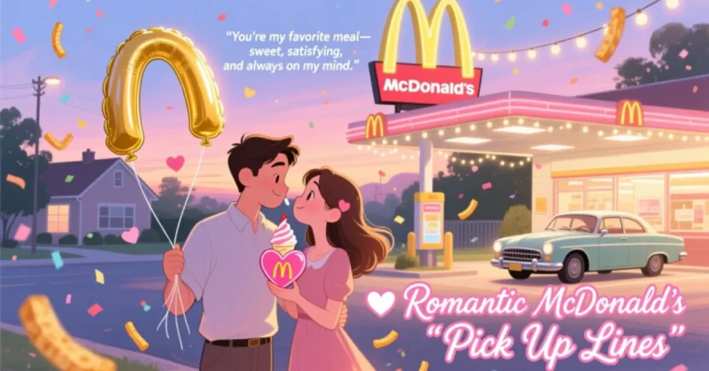 Romantic McDonald’s Pick Up Lines