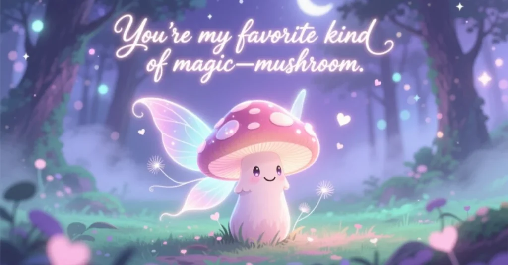Romantic Mushroom Pick Up Lines