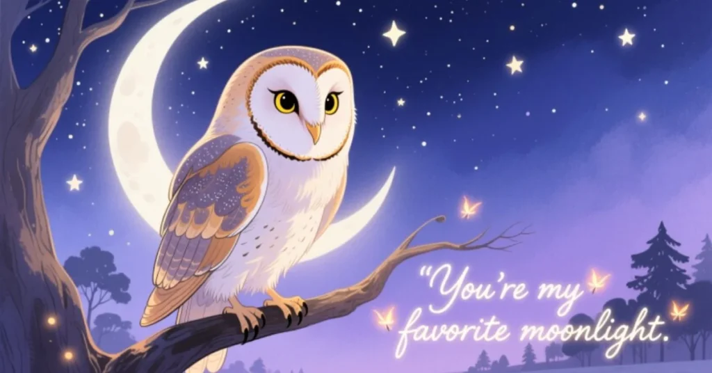 Romantic Owl Pick Up Lines