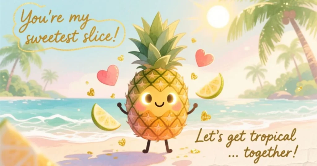 Romantic Pineapple Pick Up Lines