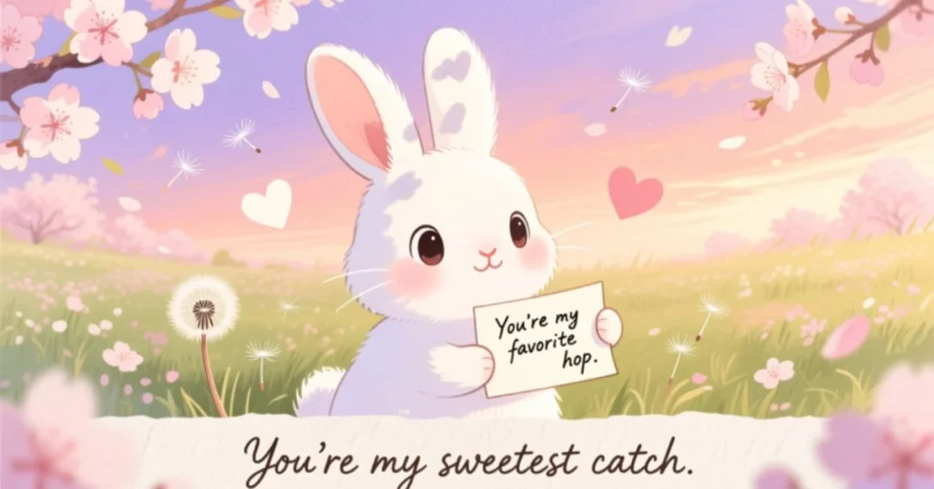 Romantic Rabbit Pick Up Lines 