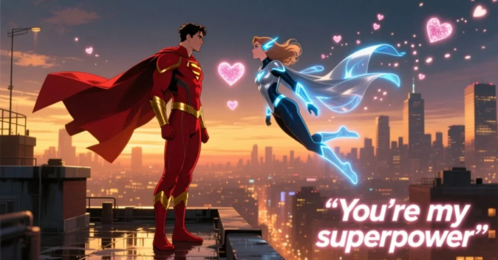 Romantic Superheroes Pick Up Lines