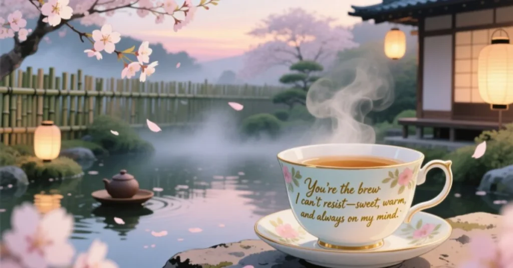 Romantic Tea Pick Up Lines
