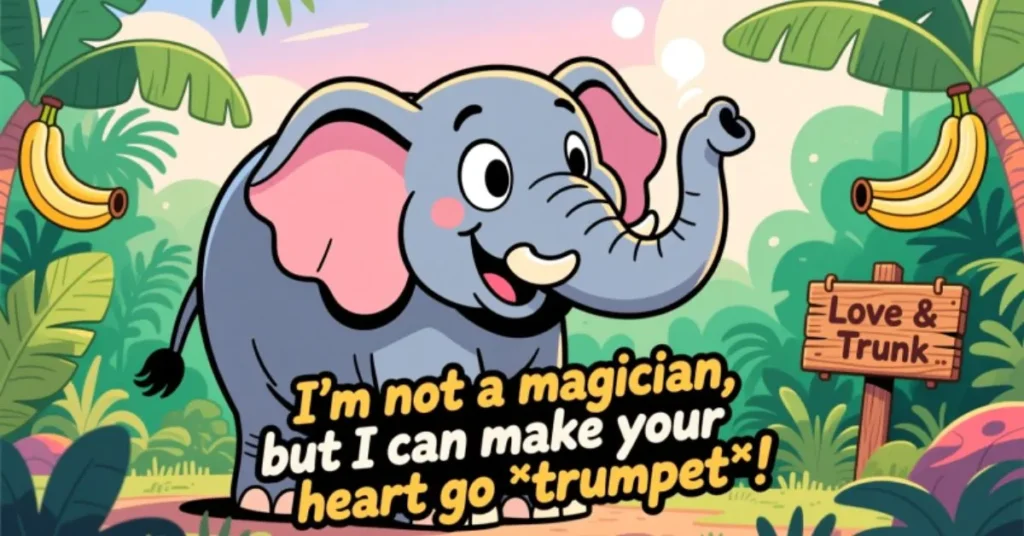 Severe Elephant Pick Up Lines 