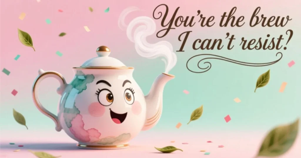 Severe Tea Pick Up Lines