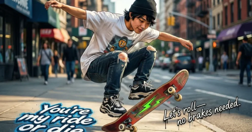 Cool Skateboarding Pick Up Lines