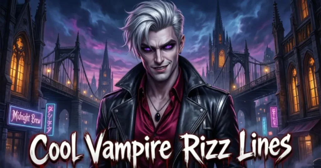 Cool Vampire Rizz Lines