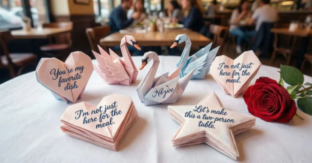 Cute Napkin Pick Up Lines