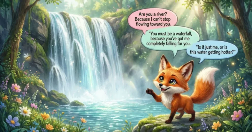 Cute / Playful Waterfall Pick Up Lines