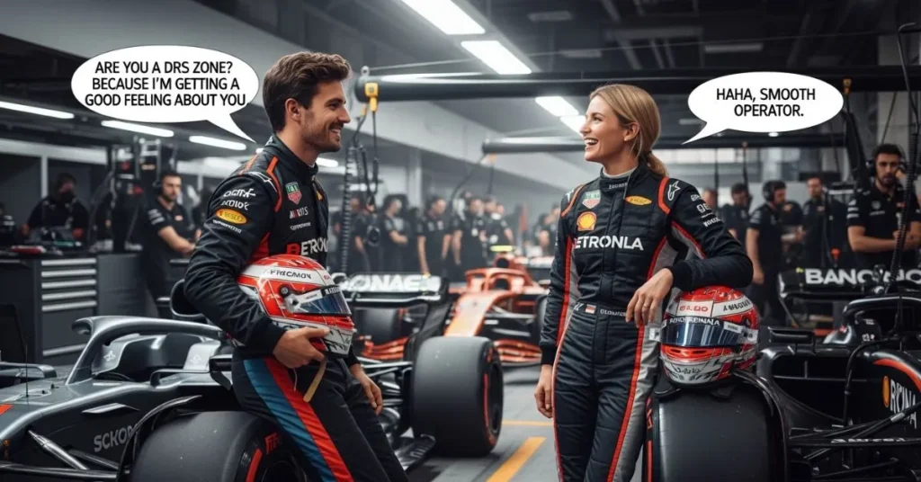 F1 pickup lines