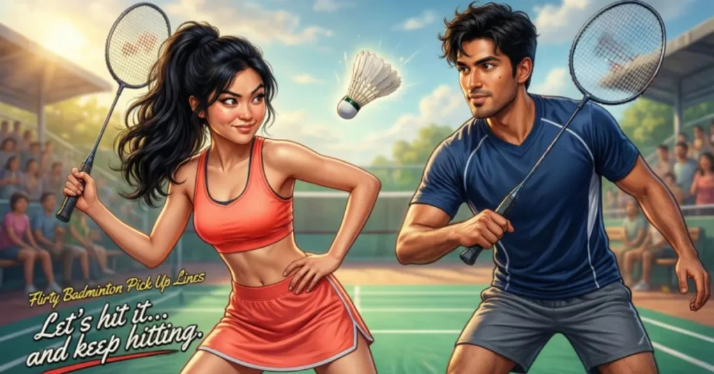Flirty Badminton Pick Up Lines