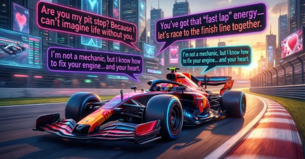 Flirty Formula 1 Pick Up Lines 